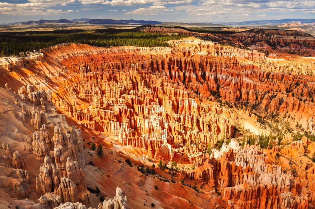 View of Bryce Canyon national park landscape, Utah, USA